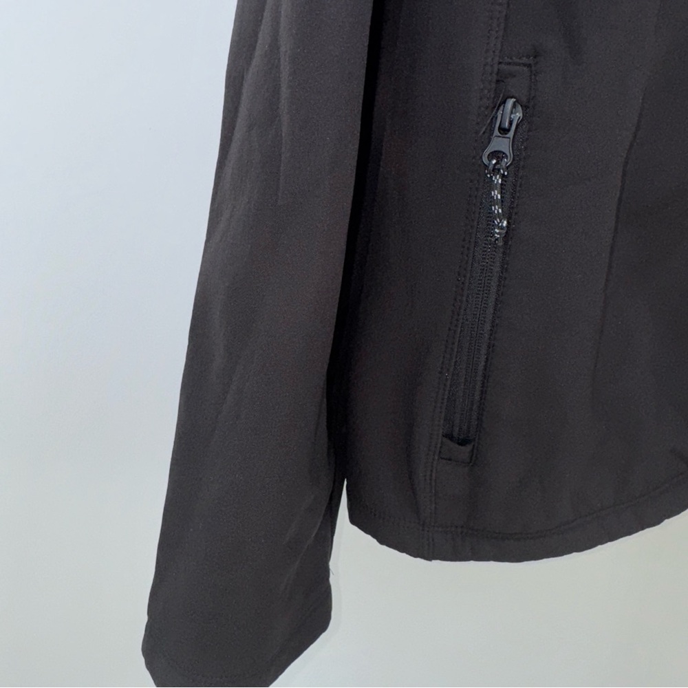 Lyft 1K Rides Softshell Jacket Men's 2XL Fleece Lined Black - Picture 5 of 12